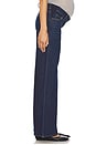 view 4 of 7 The Maternity Wide Leg Jean in Classic Rinse