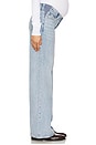 view 3 of 6 The Maternity Wide Leg Jeans in 90s Light Wash