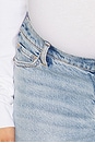 view 6 of 6 The Maternity Wide Leg Jeans in 90s Light Wash
