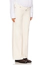 view 1 of 6 The Maternity Wide Leg Jean in Vanilla