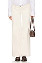 view 2 of 6 The Maternity Wide Leg Jean in Vanilla