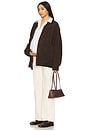 view 5 of 6 The Maternity Wide Leg Jean in Vanilla