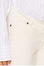view 6 of 6 The Maternity Wide Leg Jean in Vanilla