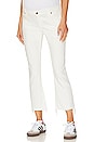 view 2 of 4 the Crop Maternity Jean in True White