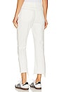 view 3 of 4 the Crop Maternity Jean in True White