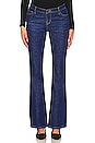 view 2 of 4 The Flare Leg Maternity Jean in True Blue