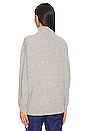 view 4 of 5 The Estella Maternity Sweater in Heather Grey Melange