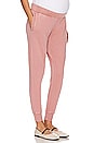 view 1 of 4 Astrid Maternity Jogger in Rose Mauve