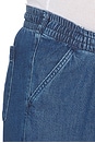view 7 of 7 The Denim Drawstring Gavin Pant in True Indigo