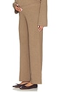view 1 of 7 The Beatrice Ribbed Knit Pant in Doe Melange