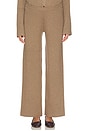 view 2 of 7 The Beatrice Ribbed Knit Pant in Doe Melange