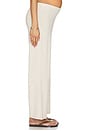 view 3 of 6 CALÇA PANTALONA DE MALHA THE CELESTE KNIT PANT in Oat Melange