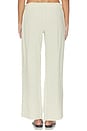 view 4 of 6 PANTALÓN PIERNA ANCHA THE ISLA in Natural & Blue Stripe