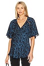 view 1 of 4 Everly Maternity Top in Navy & Black Floral