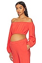 view 1 of 5 Rena Maternity Top in Coral