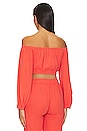 view 4 of 5 Rena Maternity Top in Coral