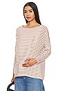 view 1 of 4 Maternity Long Sleeve Tee in Pink Multi