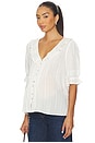 view 1 of 5 The Lou Lou Nursing Blouse in Vanilla