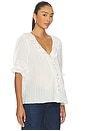 view 3 of 5 The Lou Lou Nursing Blouse in Vanilla