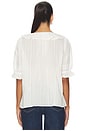 view 4 of 5 The Lou Lou Nursing Blouse in Vanilla