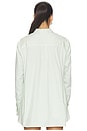 view 3 of 5 CHEMISE THE CLASSIC in Cream & Green Stripe