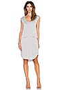 view 5 of 5 Crop Top Overlay Dress in Light Heather Grey