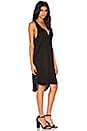view 2 of 3 Woven Henley Tank Dress in Black