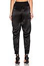 view 3 of 3 Silk Satin Jogger in Black