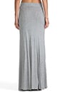 view 3 of 7 Button Maxi Skirt in Light Heather Grey