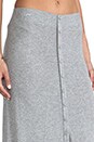 view 5 of 7 Button Maxi Skirt in Light Heather Grey