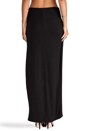 view 3 of 6 Draped Wrap Maxi Skirt in Black