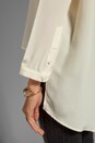 view 5 of 5 Silk Hi Low Blouse in Ivory