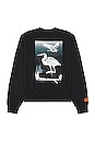 view 1 of 5 Censored Heron Sweater in Black & White