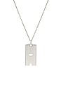 view 2 of 2 Razor Blade Necklace in Silver