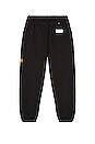 view 2 of 3 PANTALON SWEAT in Black & White