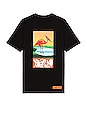 view 1 of 3 T-SHIRT in Black & Orange