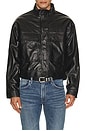 view 2 of 5 Leather Jacket in Black Python