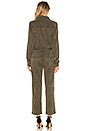 view 3 of 3 Long Sleeve Jumpsuit in Washed Army Green