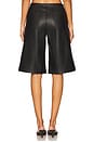view 4 of 6 Pleated Trouser Short in Black