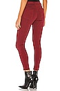 view 3 of 4 Barbara High Waist Super Skinny Ankle in Oxblood Houndstooth