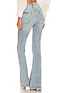 view 3 of 4 Holly High Rise Flare Jean in Bright Moments