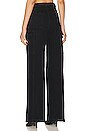 view 3 of 4 High Rise Wide Leg Cargo in Black