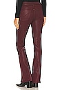 view 3 of 4 JEAN BABY BOOTCUT TAILLE HAUTE BARBARA in Coated Bordeaux