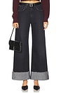 view 1 of 6 Jodie Seamed Front Yoke Wide Leg in Milano Noir