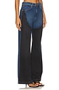 view 2 of 6 Jodie High Rise Contrast Panel Wide Leg Jeans in Mixture