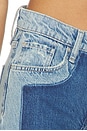 view 6 of 6 Rylee Low Rise Loose With Patch Jeans in Double Take