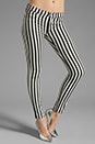 view 1 of 7 Krista Super Skinny en Black/White Stripe in Black & White Stripe