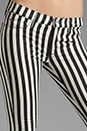view 4 of 7 Krista Super Skinny en Black/White Stripe in Black & White Stripe