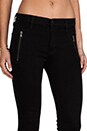 view 5 of 6 Jean Charlotte Skinny Motard in Black