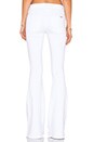 view 3 of 4 Mia 5 Pocket Mid Rise Flare in White 2